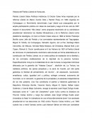 Una Historia del Partido Liberal de Honduras.