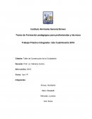 Cátedra: Taller de Construcción de la Ciudadanía.