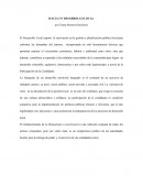 HACIA UN DESARROLLO ECONOMICO LOCAL