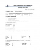 ER PUNTUAL Y CUMPLIR CON LAS ACTIVIDADES DE LA DESCRIPCION