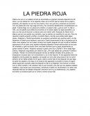 ENSAYO SOBRE LA PIEDRA ROJA