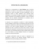 La Estructura organizacional pisicola