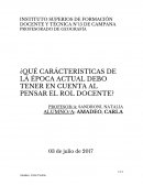 Rol docente en la sociedad del conocimiento