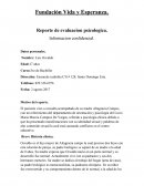 Reporte de evaluacion psicologica.