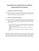Una Caracterizacion del comportamiento del mercado