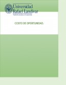 COSTO DE OPORTUNIDAD - Actividad