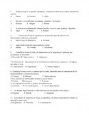 Preguntas de biología sexto