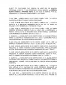 Pliego de posiciones en materia mercantil