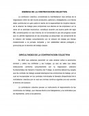 LA GRAN ESENCIA DE LA CONTRATACION COLECTIVA