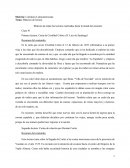 Bitácora de lectura. Carta de Cristóbal Colón a D. Luis de Santángel