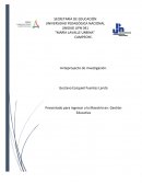 Presentado para ingresar a la Maestría en: Gestión Educativa