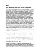 Teoría personológica de los rasgos, escritor: Gordon Allport