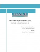 Actividad: Exploración del curso