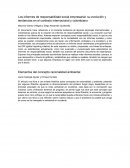 Los informes de responsabilidad social empresarial: su evolución y tendencias en el contexto internacional y colombianotal