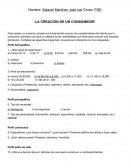 Creacion de un consumidor LA CREACIÓN DE UN CONSUMIDOR