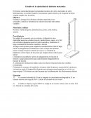 Estudio de la elasticidad de distintos materiales