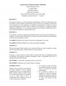 Preparación de Soluciones buffer e Hidrolisis