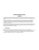 ESPECIFICACIONES TÉCNICAS