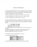 Ejercicios de Estadística II