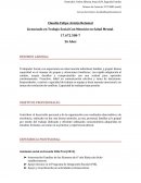 Trabajador Social, con experiencia en intervención individual, familiar y grupal