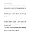 CULTURA ORGANIZACIONAL Evaluación del capital humano existente