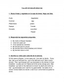 TALLER DE INGLÉS BRAYAN