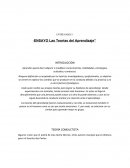 Ensayo de las teorías del aprendizaje