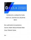 Organigrama. La visita al centro de la ciudad de Uruapan Mich