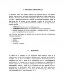 ENTIDADES TERRITORIALES, MUNICIPIOS