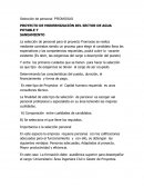 PROYECTO DE MODERNIZACIÓN DEL SECTOR DE AGUA POTABLE Y SANEAMIENTO