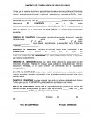 CONTRATO DE COMPRA VENTA DE VEHICULO USADO