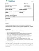 Química sostenible, seguridad industrial y estructura molecular. Actividad: Ejercicio 2
