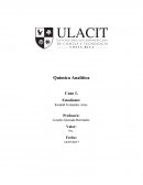 Química Analítica Caso 1