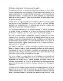 Método de aplicación del instrumento-formulario