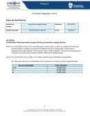 Actividad integradora, fase 2 Datos de identificación