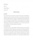 Reflection Statement