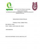 Elaboración de una pieza (Maquinados)