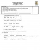 Examen 3er parcial de: Química II