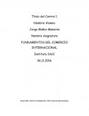 FUNDAMENTOS DEL COMERCIO INTERNACIONAL