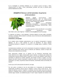 Plantas Medicinales Sacamanteca Epazote Y Zapote Blanco