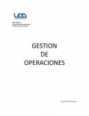 MC Gestion de operaciones