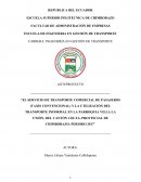 EL SERVICIO DE TRANSPORTE COMERCIAL DE PASAJEROS (TAXIS CONVENCIONAL) Y LA UTILIZACIÓN DEL TRANSPORTE INFORMAL EN LA PARROQUIA VILLA LA UNIÓN, DEL CANTÓN COLTA, PROVINCIAL DE CHIMBORAZO
