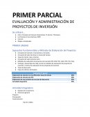 EVALUACIÓN Y ADMINISTRACIÓN DE PROYECTOS DE INVERSIÓN