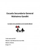 La mujer en la sociedad y en el mundo laboral