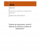 Un nuevo Sistema de seguimiento, control e informes de muestras y análisis de laboratorios”