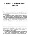 EL HOMBRE EN BUSCA DE SENTIDO Victor Frankl