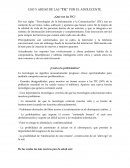 Uso y Abuso de las TICs