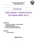 Genero y trabajo social