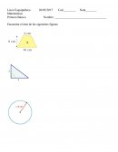 Matemática. Encuentra el área de las siguientes figuras