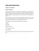 ANÁLISIS ESPECTRAL. SERIES DE FOURIER